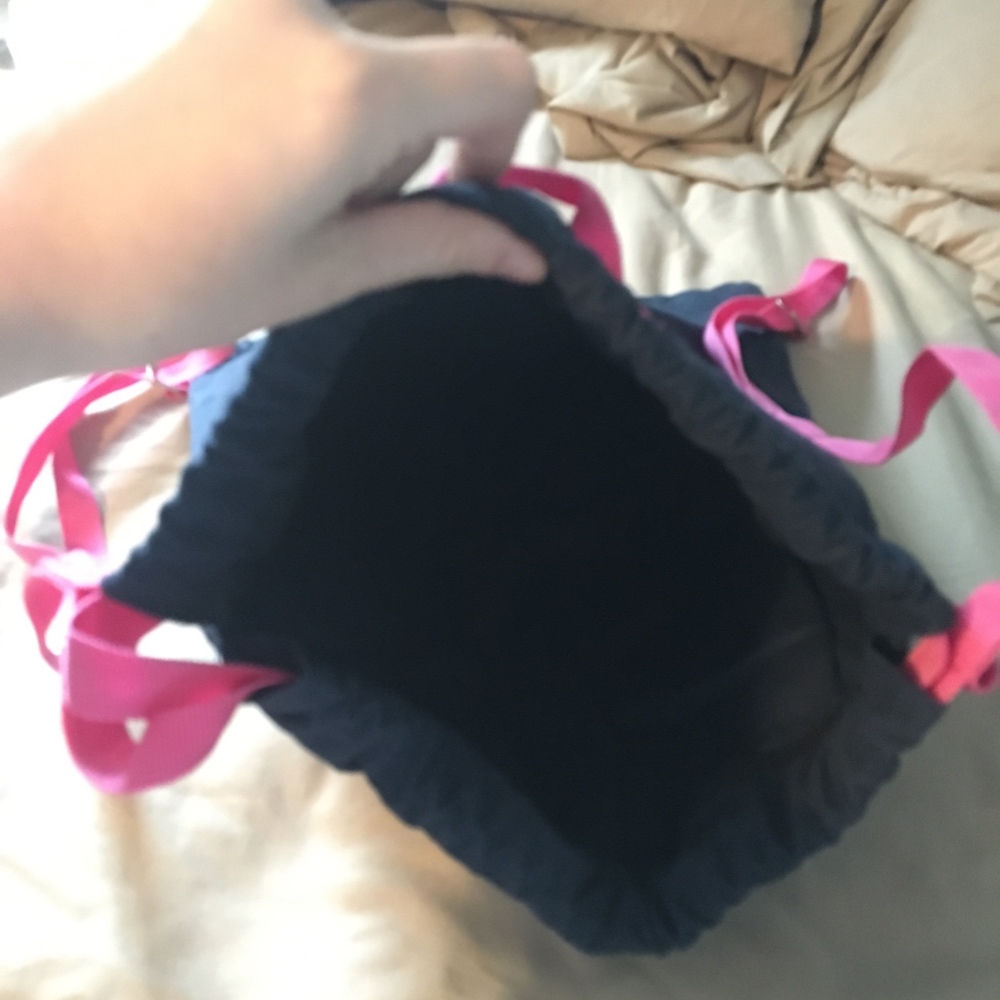 Peace & Love Strap Drawstring Backpack - Picture 3 of 3